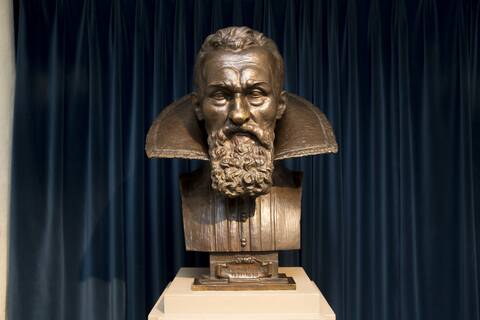 Eine Büste des Astronoms Johannes Kepler 