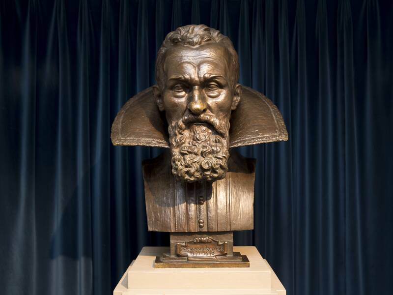 Eine Büste des Astronoms Johannes Kepler 